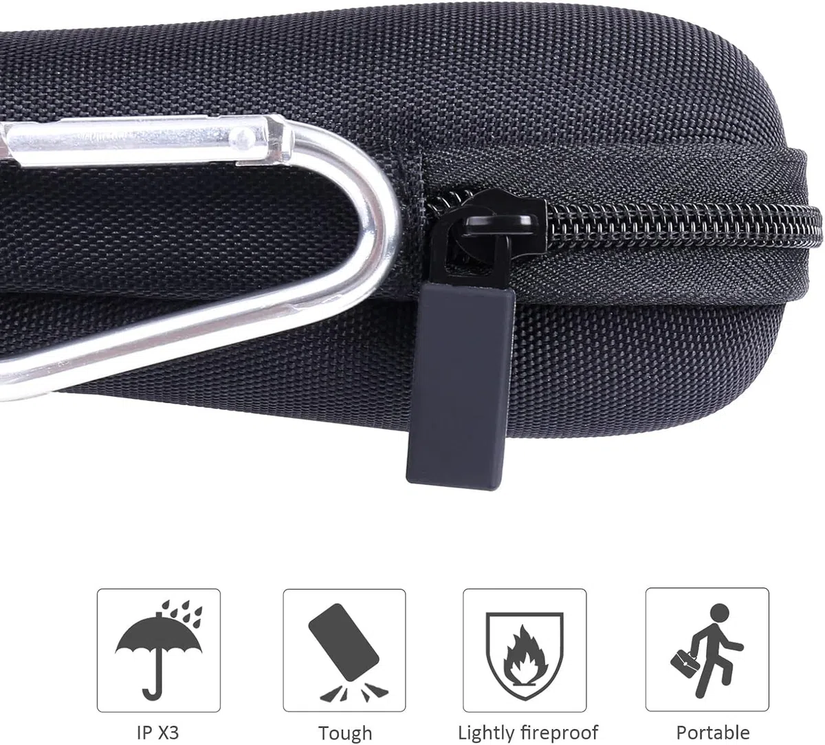 co2CREA Hart Reiseschutzhülle Etui Tasche für Logitech R500S R500 Laser-Präsentationsfernbedienung,Nur Tasche