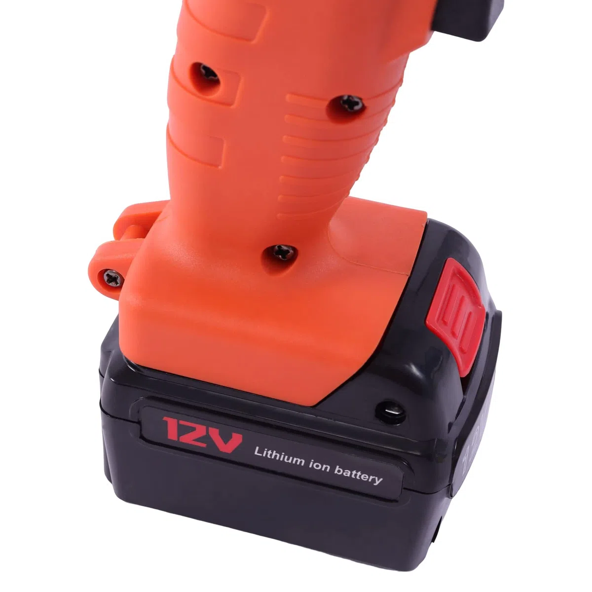 Bewehrungsverbinder, Elektrische Rebar Bindemaschine 12V 6-25mm Handheld Rebar Tier Tool, Bindemaschine Handheld, mit Ladegerät und 2x Akku, Orange