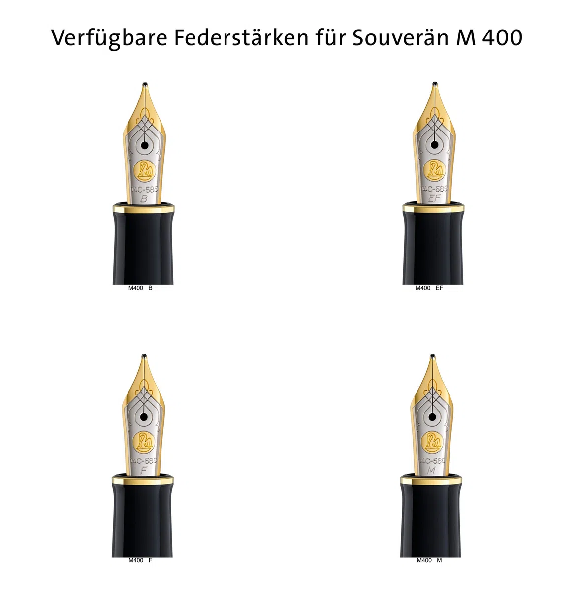 Pelikan Füllhalter Souverän 400, Schwarz-Blau, Feder EF (extra-fein), hochwertiger Kolbenfüller im Geschenk-Etui, 994921