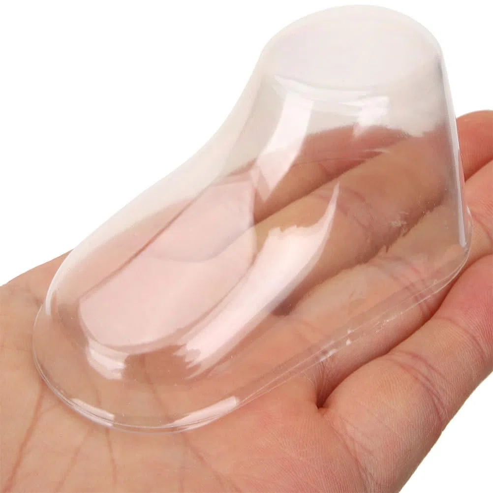 Amosfun Transparentes Baby Fußmodell 8Cm Für Babyschuh Präsentation Und Lauflernsocken Anzeige Im Geschäft Und Zuhause