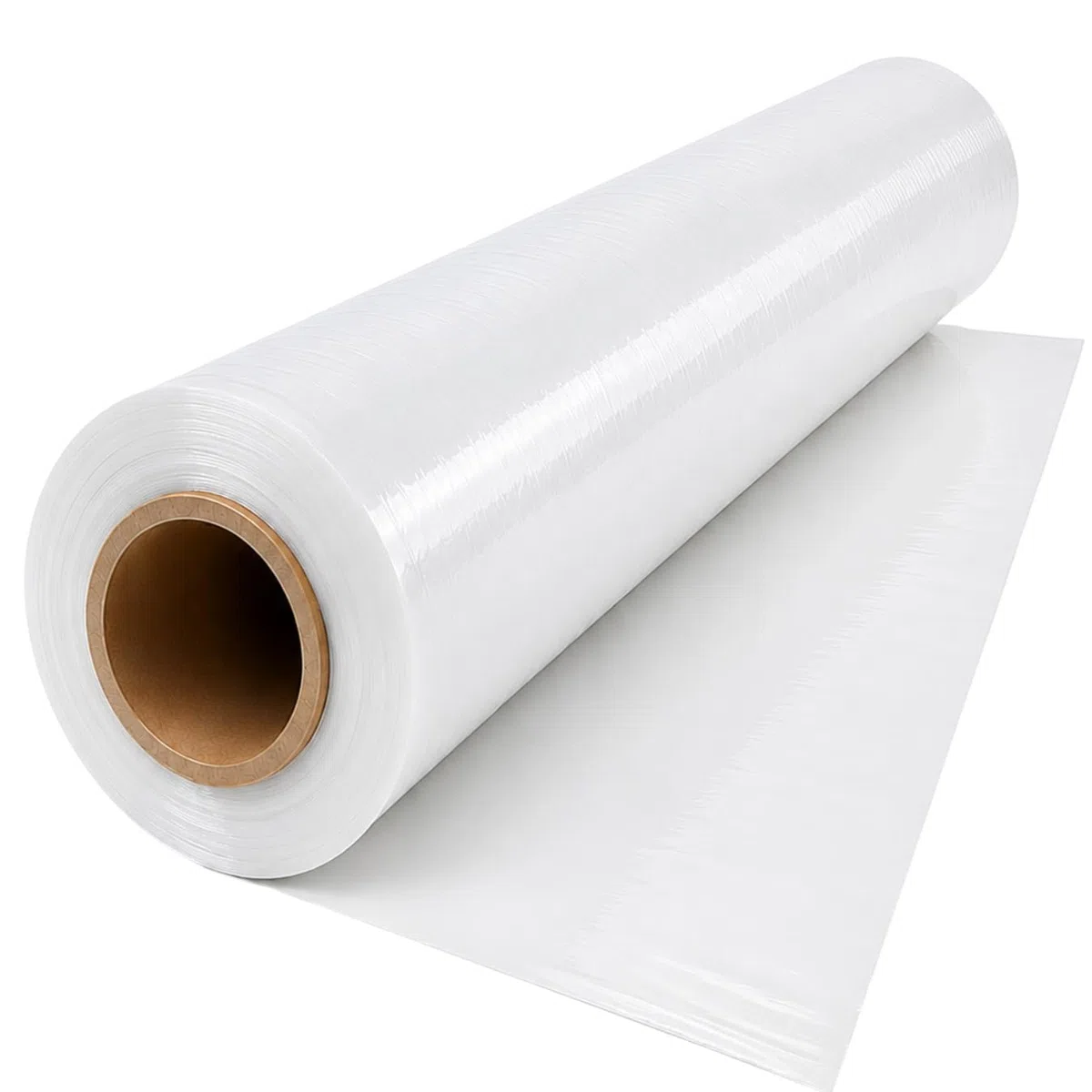 1x Stretchfolie 50cm 1,5 kg 23my Wickelfolie, Packfolie, Folie für Möbel und Umzug (Weiß)
