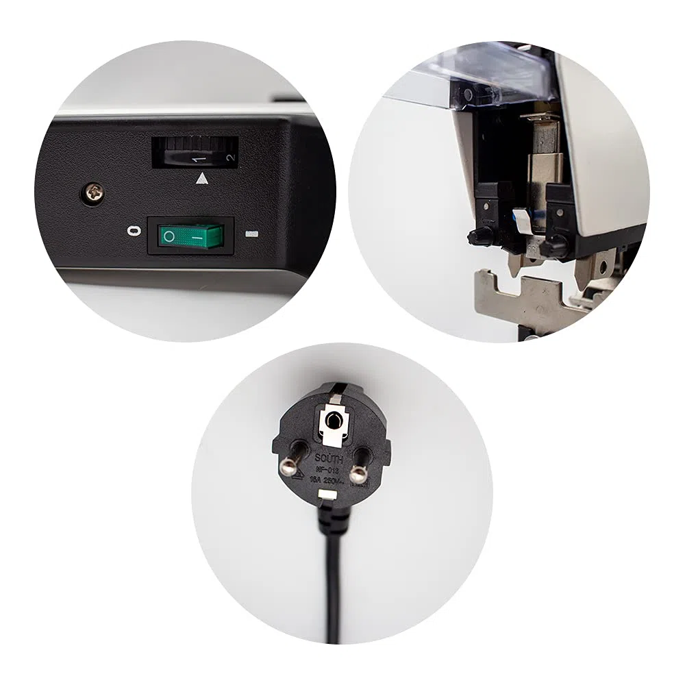 106 Electric Auto Rapid Hefter Bindemaschine 2–50 Blatt Hochleistungs elektro flach und Sattelhefter