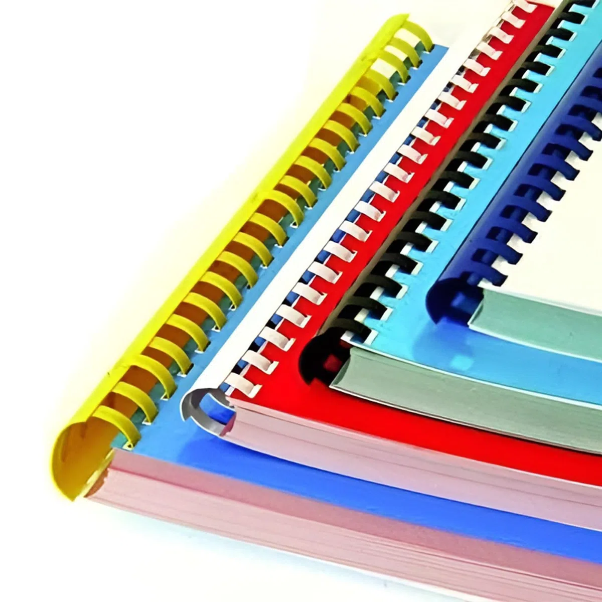 Manuelle Kammbindemaschine für A4, B5, A5 Papier, 21-fach Locher mit verstellbarem Rand, Dokument & Kalender Binder