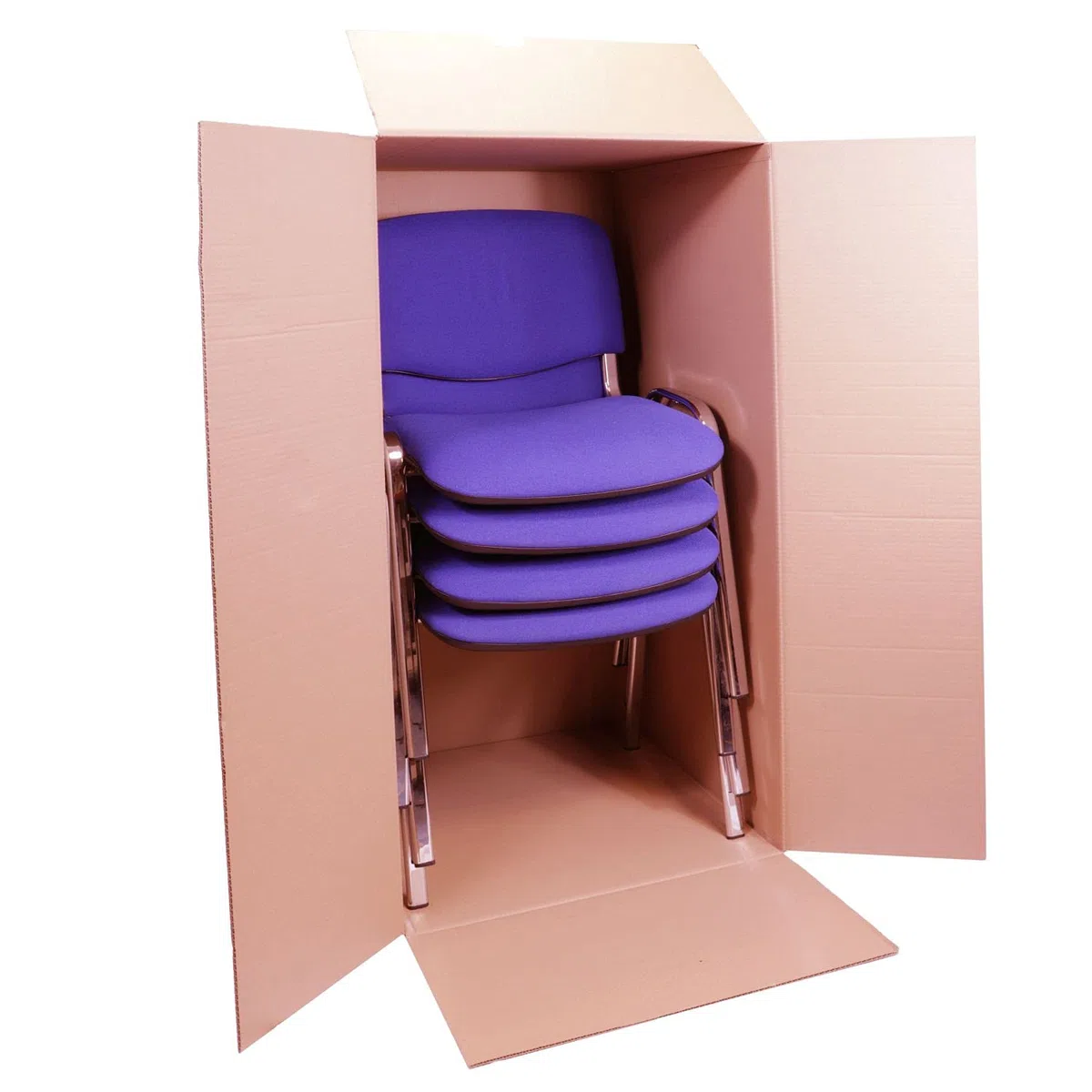 smiley pack 1x Versandkarton 120x60x60cm, für Maximalmaß, extra stabil und robust (zweiwellig), belastbar bis 31,5 kg, Karton, Faltkarton 1200x600x600mm, Kartonage, Versand-Box