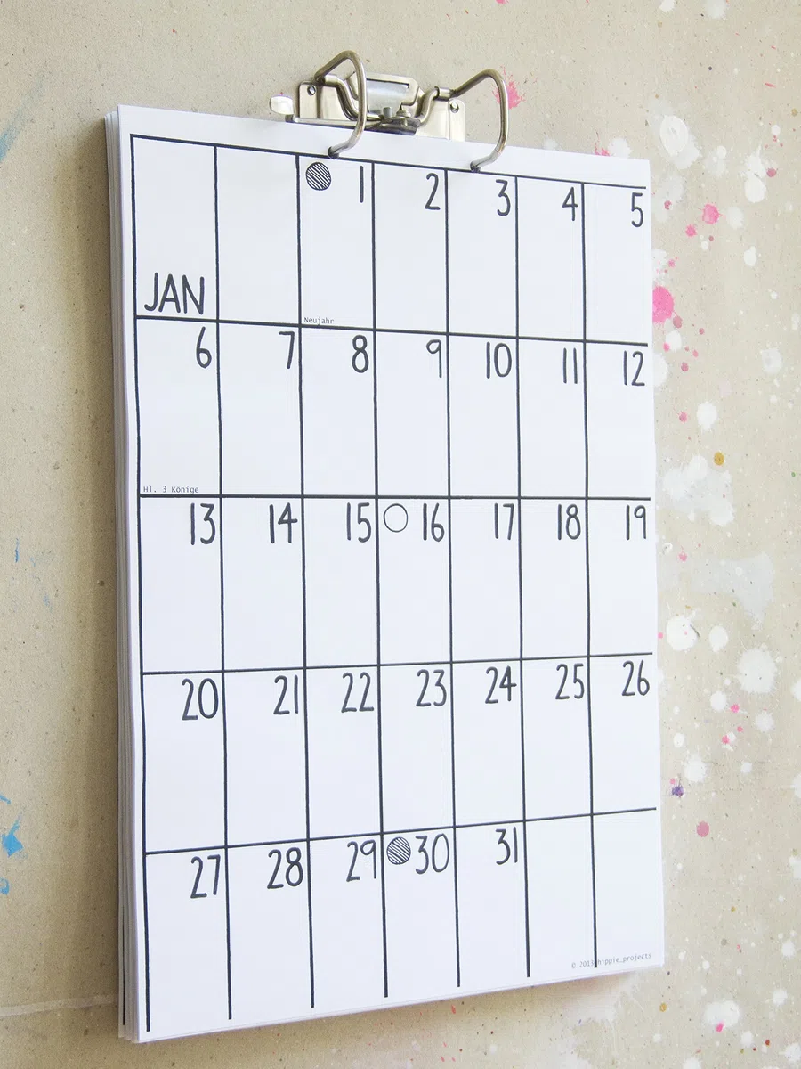 Kalender REFILL pack (18 Monate Laufzeit)