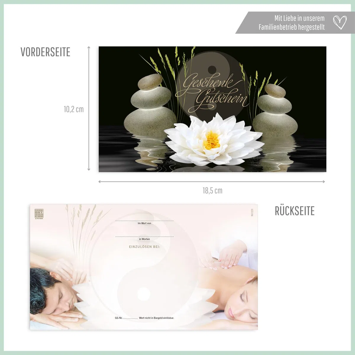 50 Gutscheine. Blanko zum Selberausfüllen. Für Kosmetiksalon Wellness Spa Massagen Beauty.