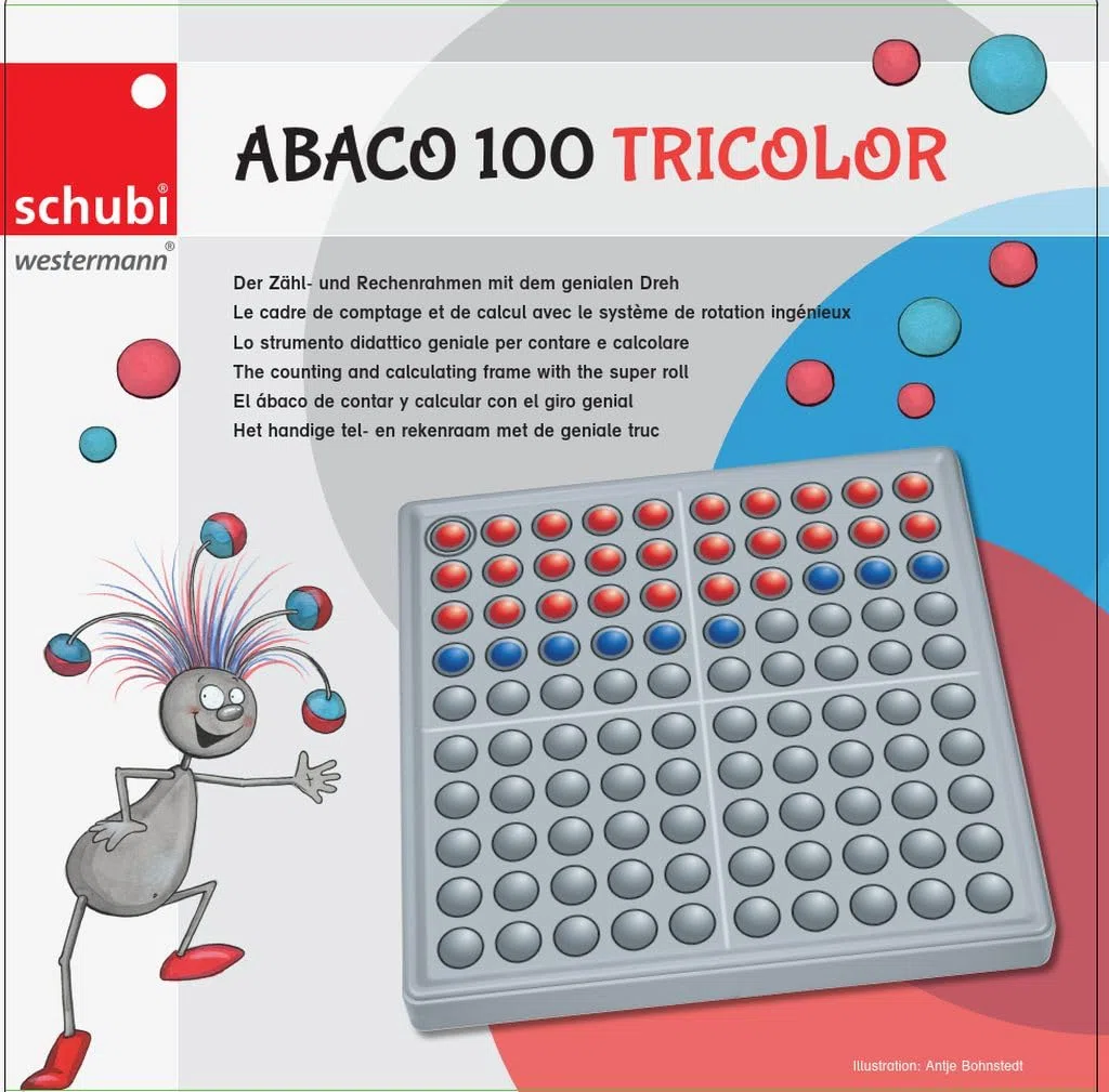Abaco 100 tricolor: rot-blau