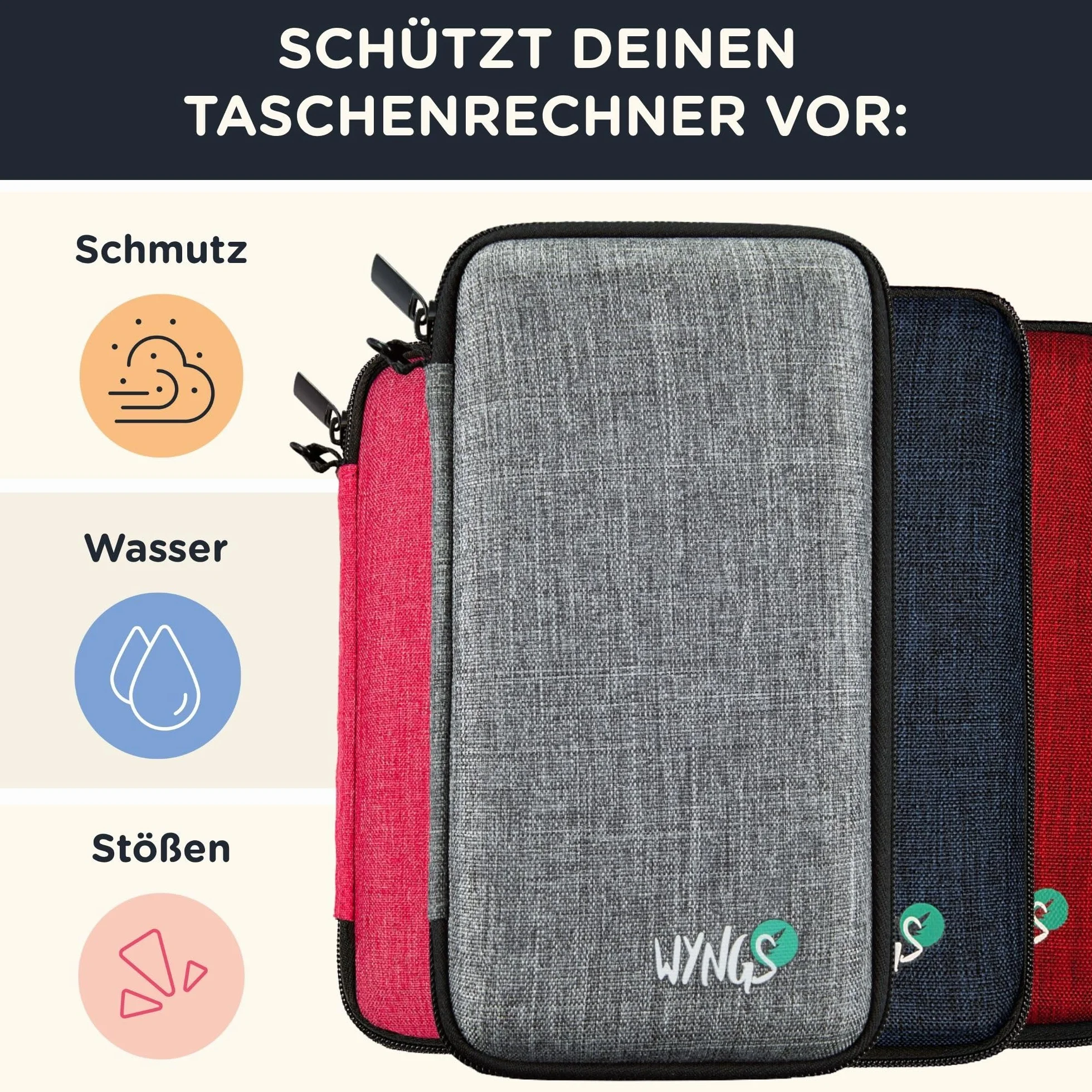 WYNGS Schutztasche Blau kompatibel mit NumWorks