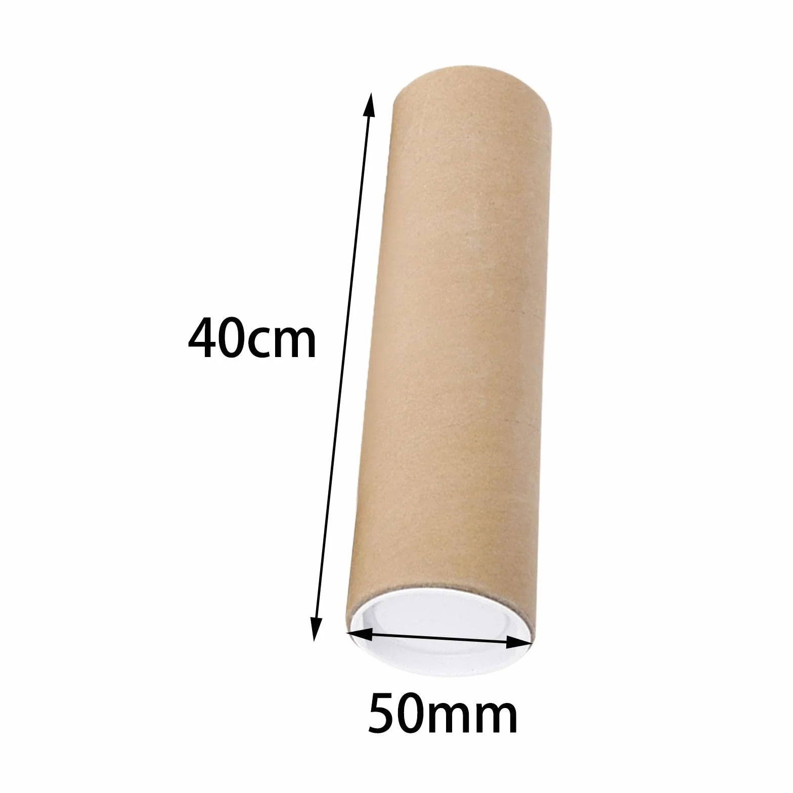 Harilla Verpackungsrohre Aufbewahrung Versandrohr Posterrohre für Rollbilder Blaupausen Gemälde Versand DIY-Projekte, 40CM