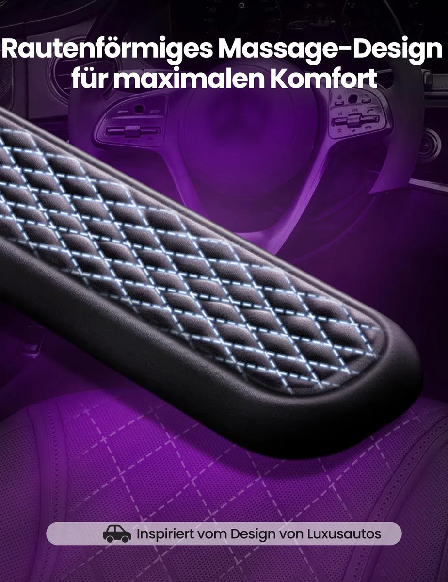 Vaydeer Handballenauflage für Tastatur und Maus, Wrist Rest, Ergonomisches Memory-Foam-Handgelenkstützen-Set für Büro und Spiele - Schwarz.