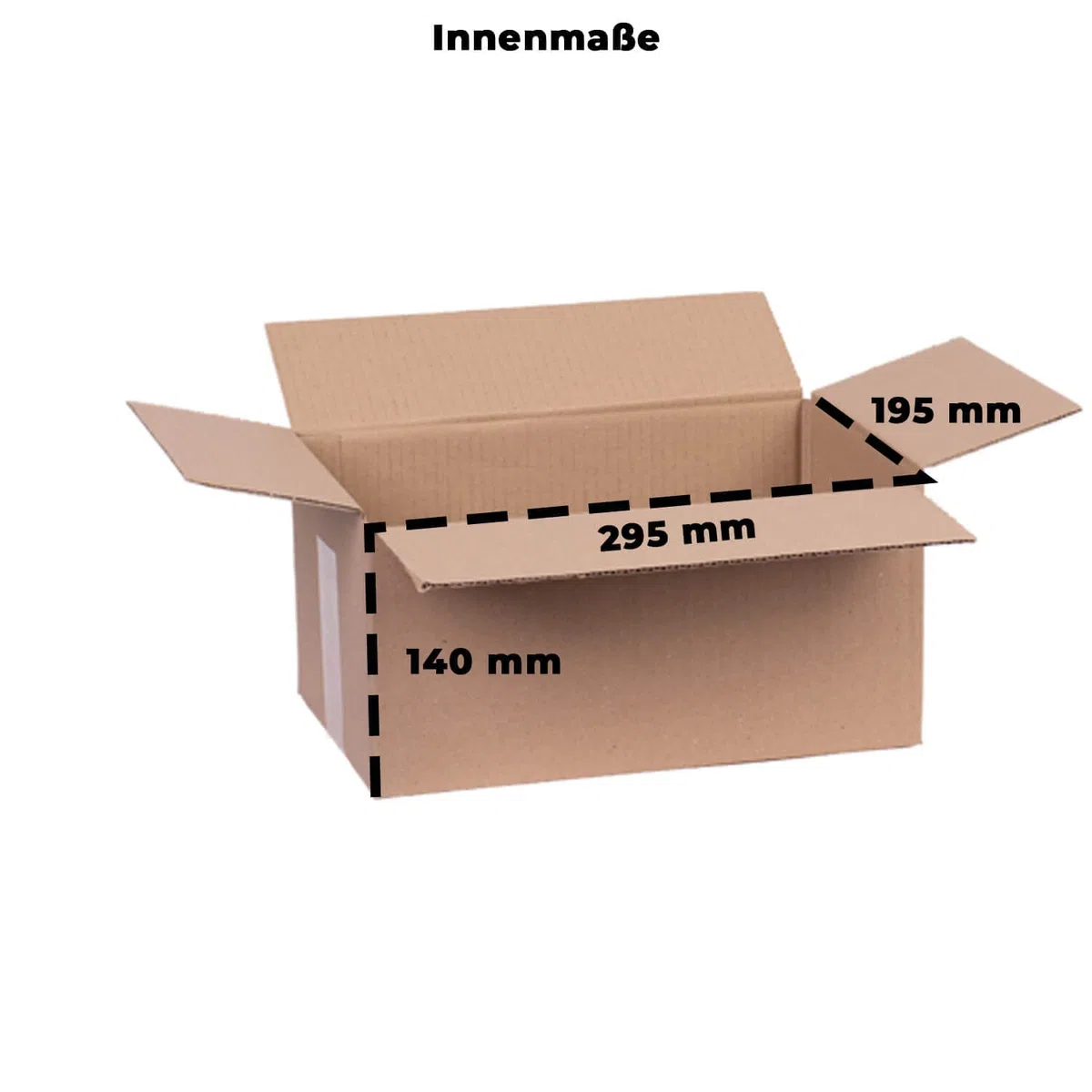 smiley pack 25x Faltkartons 300 x 200 x 150 mm – braune Versandkartons– stabile Verpackungskartons, Pappkartons, Versandboxen, Versandschachtel, Kartons für Paket & Päckchen (25 Stück)