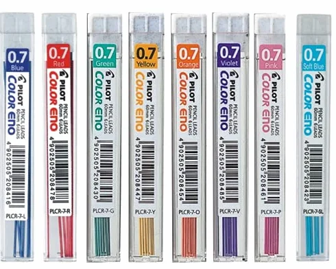Pilot PLCR-7-SL Eno Minen, 0,7 mm, Mehrfarbig, 8 Stück