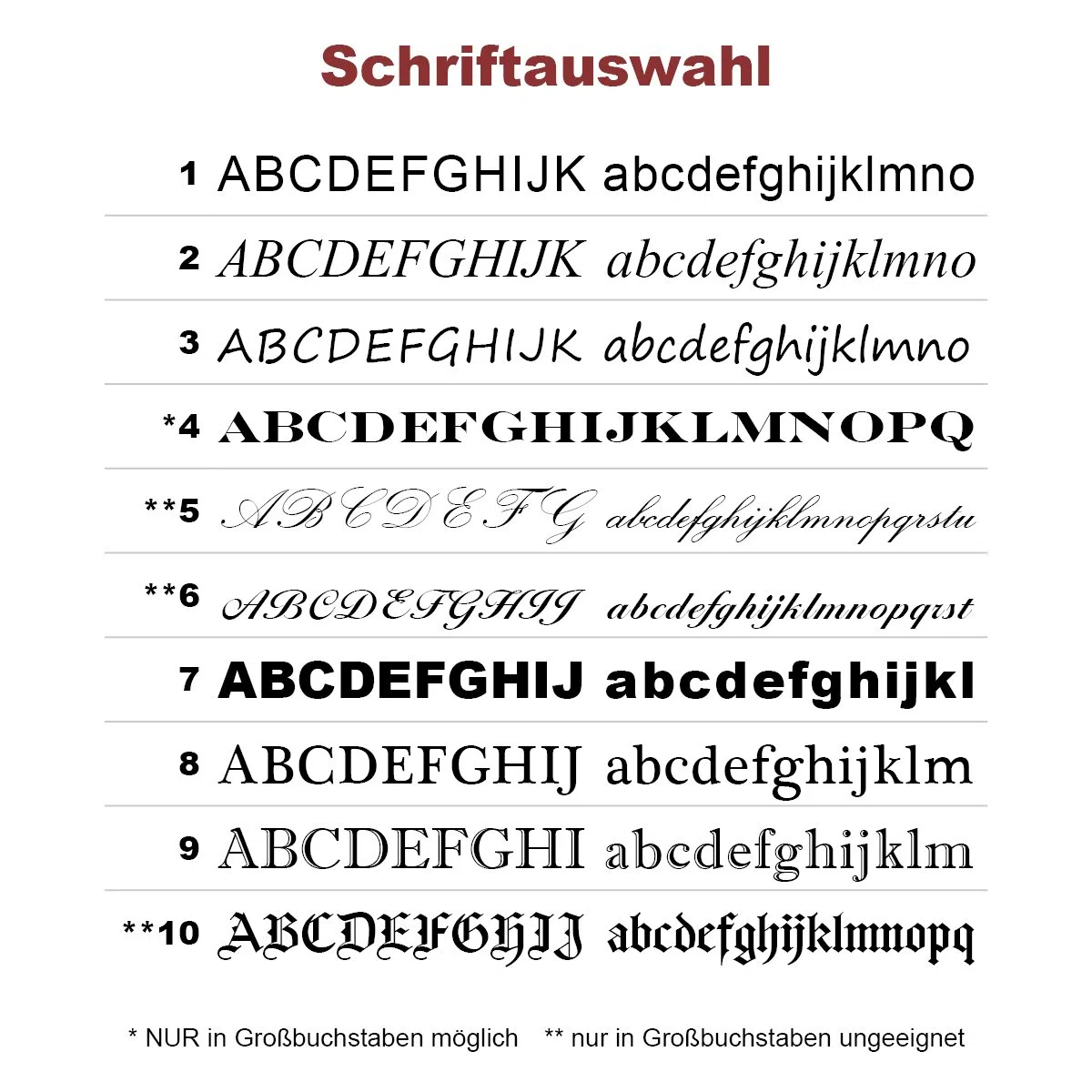 polar-effekt Kugelschreiber Schreibset Alphabet mit Gravur - Farbe schwarz - Drehkugelschreiber und Rollerball schwarzschreibend - mit Geschenk-Etui
