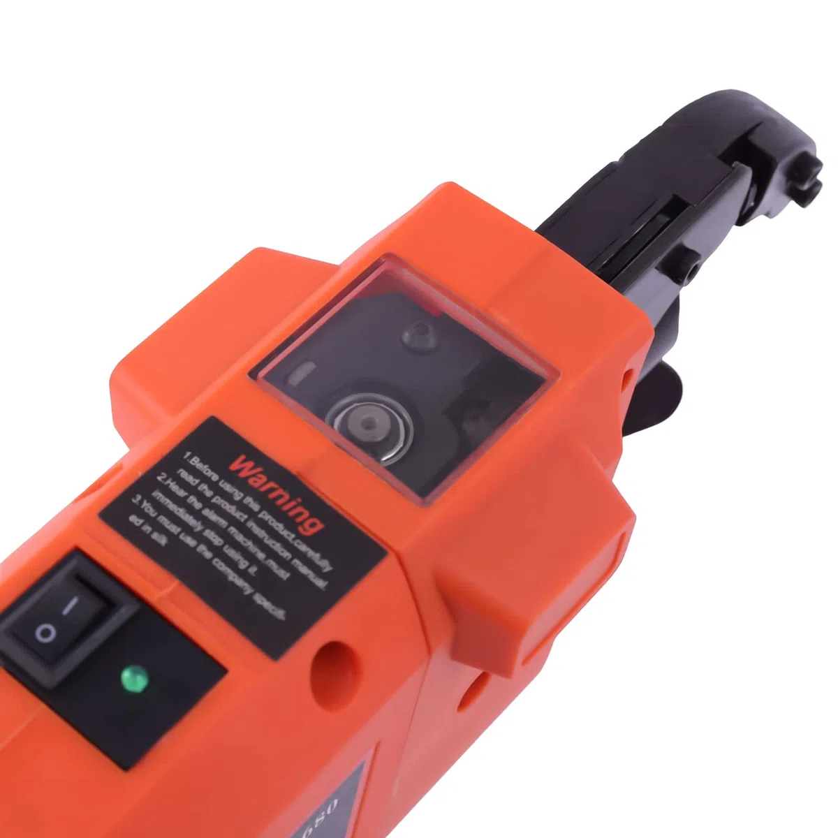 Bewehrungsverbinder, Elektrische Rebar Bindemaschine 12V 6-25mm Handheld Rebar Tier Tool, Bindemaschine Handheld, mit Ladegerät und 2x Akku, Orange