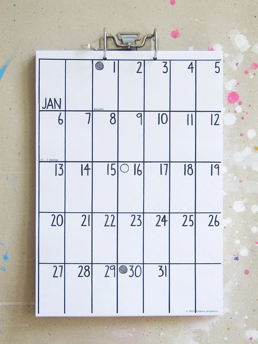 Kalender REFILL pack (18 Monate Laufzeit)