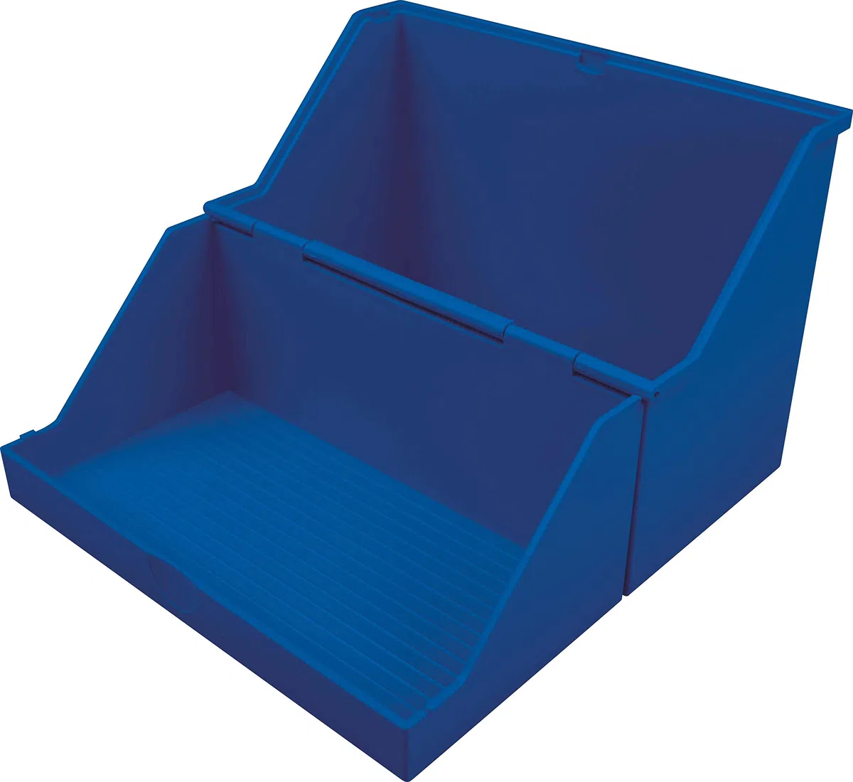 Helit H6214534 - Karteikarten Box „the index“ DIN A5 quer, Kleinkartei blau für ca. 500 Karten (Packung mit 2)