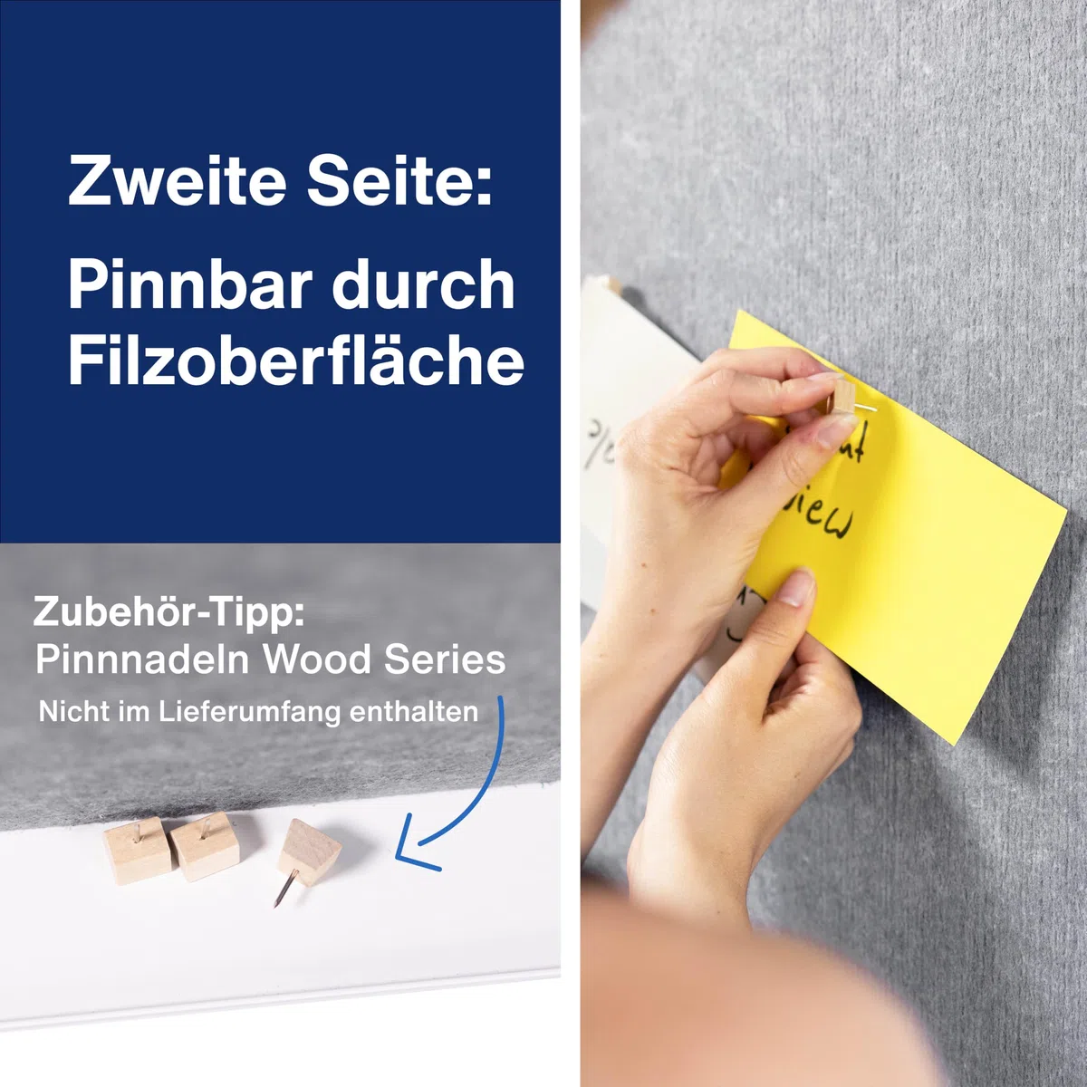 magnetoplan Design-Glas- & Pinnboard, mobil, Weiss | Whiteboard magnetisch + Pinnboard | Mobiles Board doppelseitig | Magnetwand auf Rollen | Hochwertige Glasoberfläche | BxHxT 760x1800x600mm