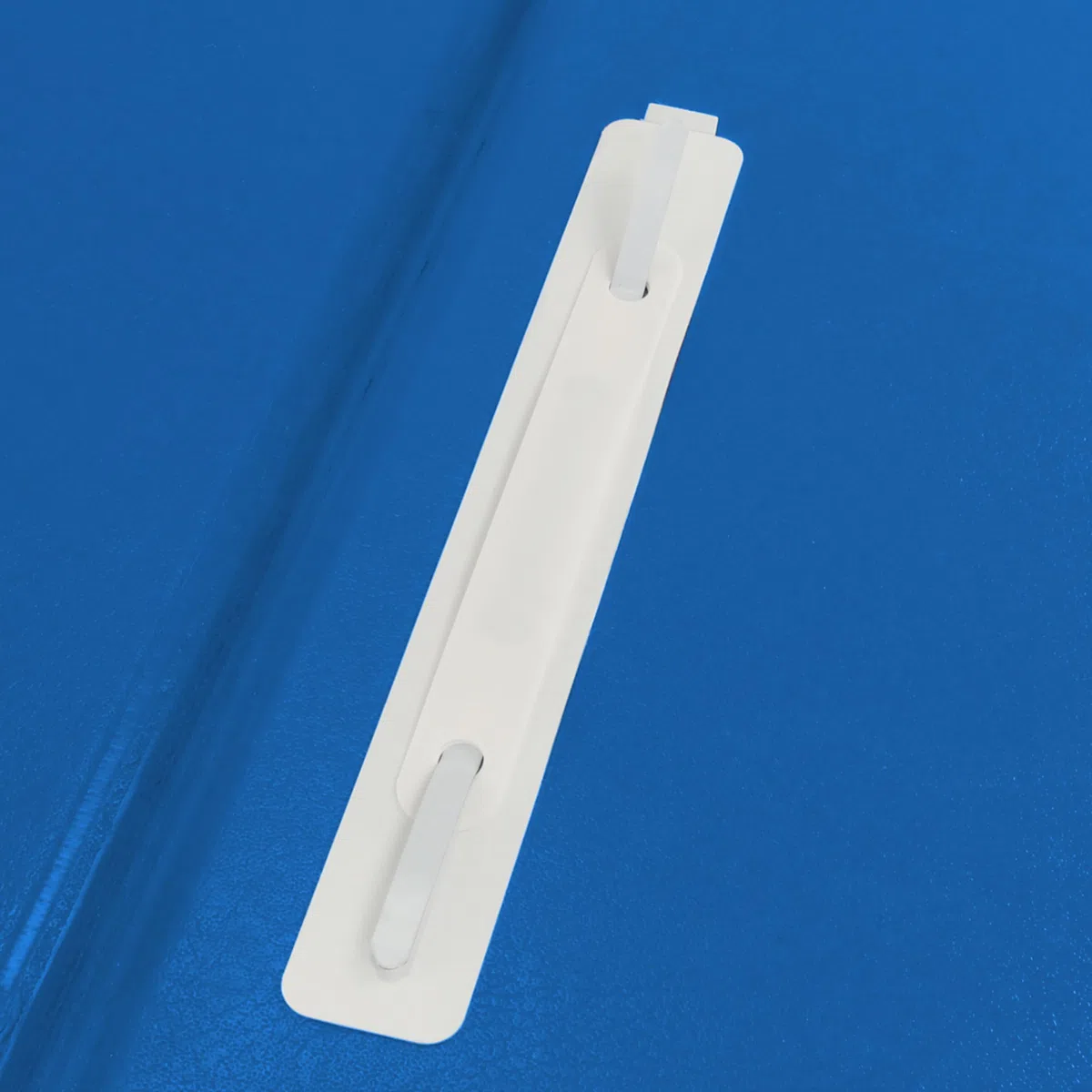 Abheftmechaniken selbstklebend | 150 x 20 mm, 3-teilig, weiß | Aktendulli | Abheftstreifen selbstklebend für Ordner, Mappen, Akten und Hefte (100)