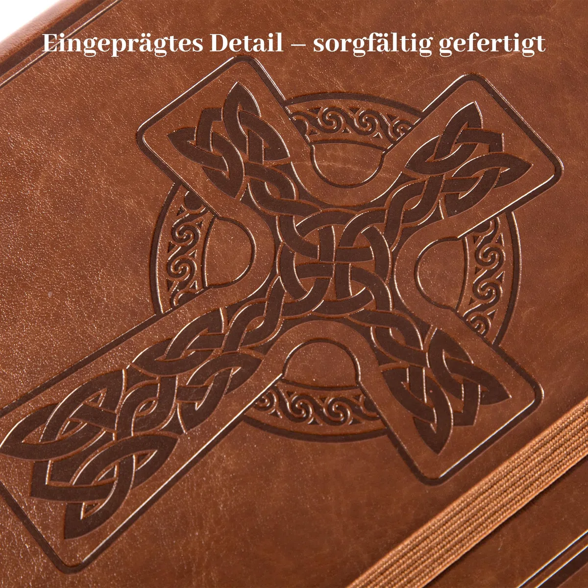 CAGIE Notizbuch A5 Leder Tagebuch für Erwachsene Vintage Lederheft Notizbuch Liniert mit Kreuz, Hardcover 320 Seiten Dickes Notizblock Tagebuch für Jungs, Dunkelbraun