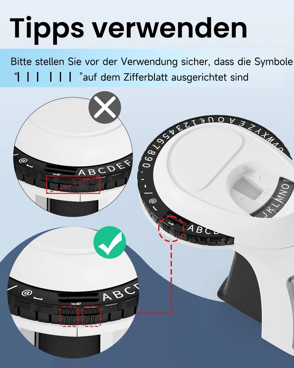 Vixic Prägegerät 3D, Beschriftungsgerät Prägegerät Retro, Etikettiergerät Vintage mit 5 Rollen Schwarzes Band Embossing Machine für zu Hause und DIY (Schwarz)