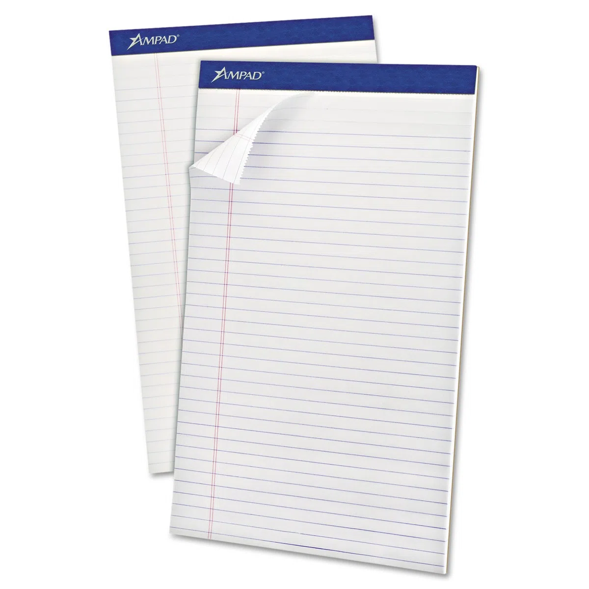 Ampad 20330 Notizblock, perforiert, 8 1/2 x 14, weiß, 50 Blatt (12 Stück)