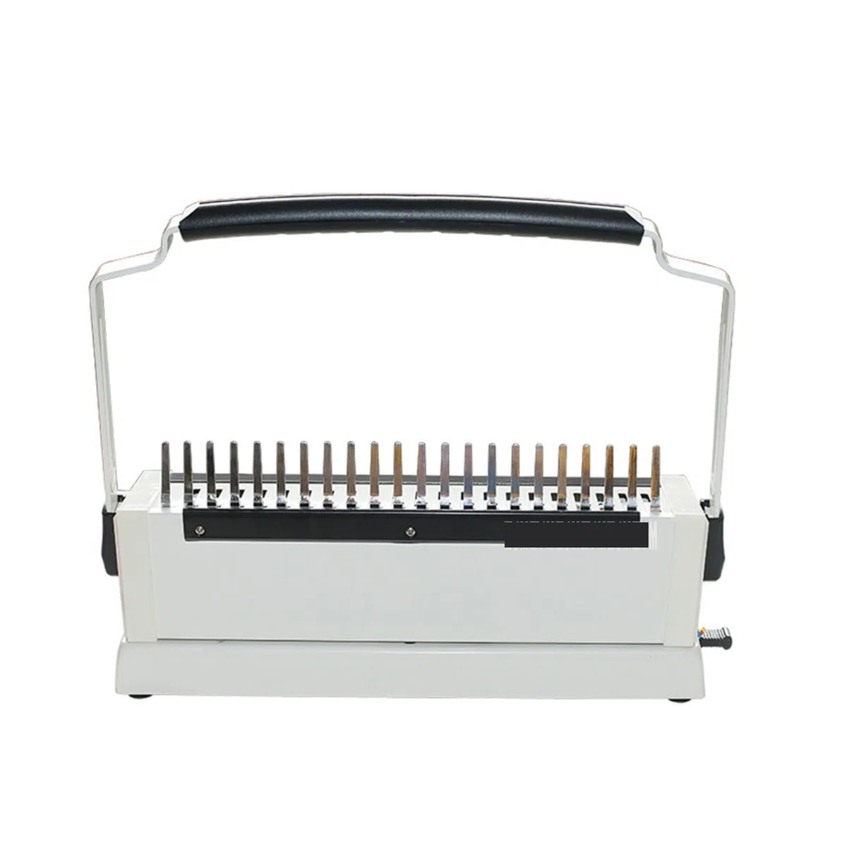 Bindegerät, DC-2100 Kamm-Typ Gummiring Klemme Bindemaschine A4 Papier Puncher 21-Loch Datei Stanzmaschine Einstellbare Loch Abstand, für A4, A5 oder kleinere Formate